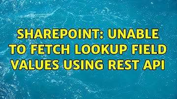 Sharepoint: Unable to fetch lookup field values using REST api