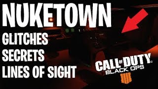 Nuketown Glitches, Secrets, and Lines of Sight!! - Black Ops 4