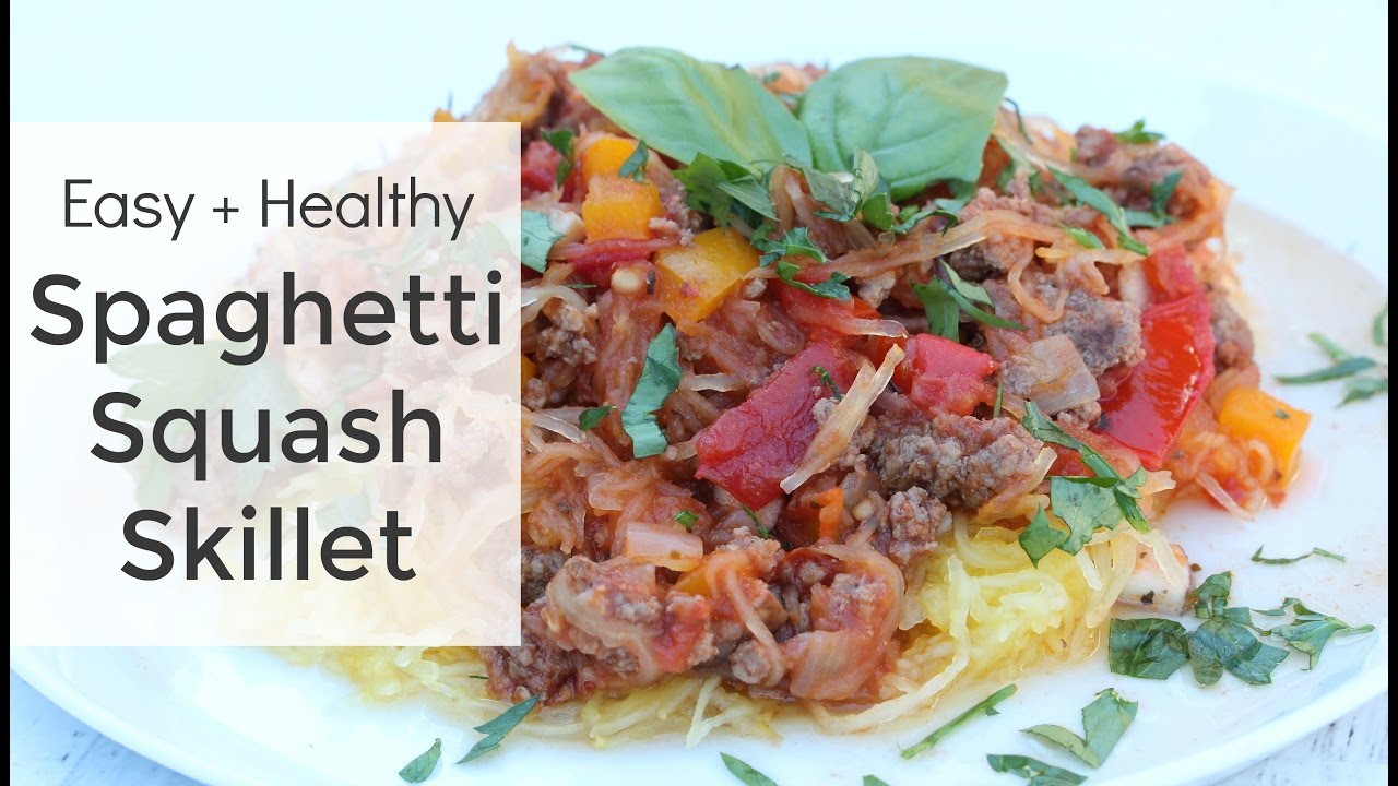 Spaghetti Squash Recipe | Simple Skillet Meal | Clean & Delicious