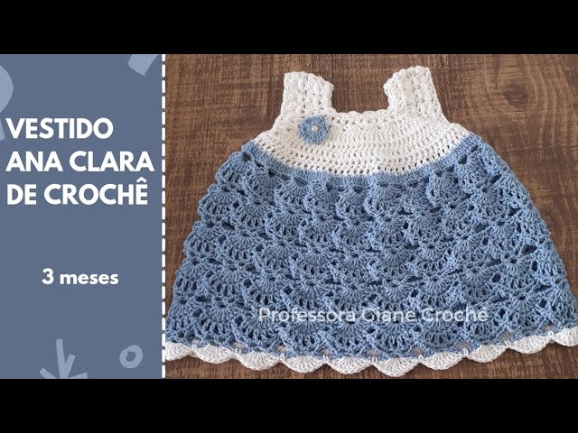 Vestidinho de Crochê Princesinha - Parte 1 - Anne - Professora