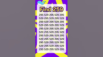 Check observation skill 197: only 7% people can find the number in 5 sec #shorts #spotthedifference