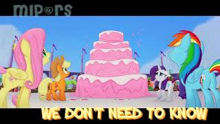 Video thumbnail of "[lyric] Lukas Graham - Off to See the World (My Little Pony Soundtrack) [PMV]"