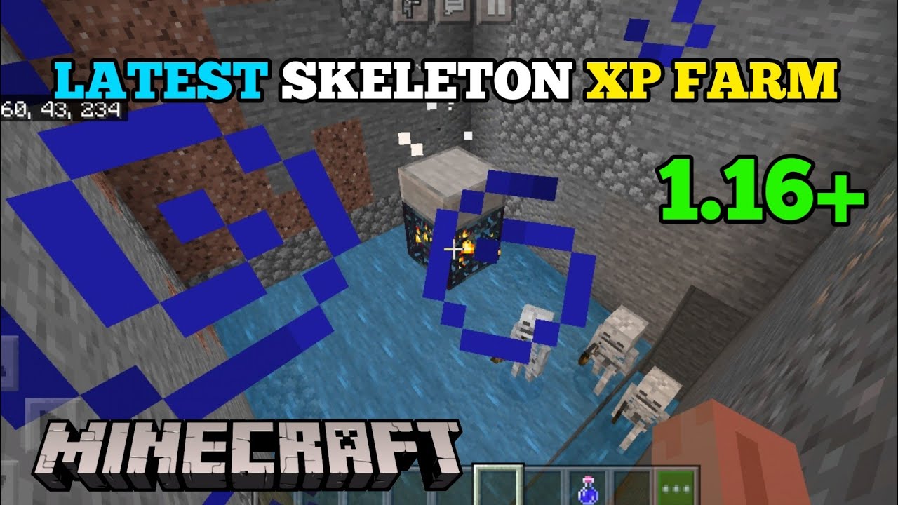 Minecraft How To Make A Skeleton Xp Farm Minecraft | How To Make Skeleton XP Farm In Minecraft | Hindi | Mcpe