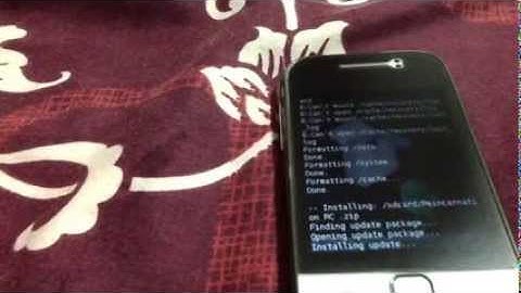 installation of reincarnation ROM cm7 Galaxy Y