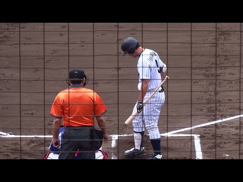 2015/6/21 高山俊 (明治大学/大学日本代表) 東京ガス戦の全打席 4年生 【2015年 阪神 1位】