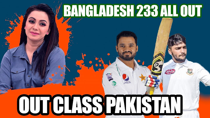 OUTCLASS PAKISTAN | BANGLADESH 233 ALL OUT | DAY 1 REVIEW | RAWALPINDI TEST