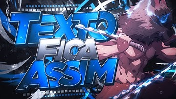 💙TUTORIAL COMO FAZER TEXTO AVANÇADO PARA BANNER e THUMB | TEXTO MUITO LINDO 😈