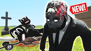 Can anyone survive the NEW MAN WITH THE UPSIDE DOWN FACE?! 🙃 (Garry's Mod)