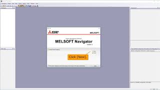 01 of 11 MELSOFT Navigator - Creating a new workspace