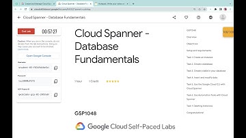 Cloud Spanner - Database Fundamentals || #qwiklabs || #GSP1048 ||  [With Explanation🗣️]