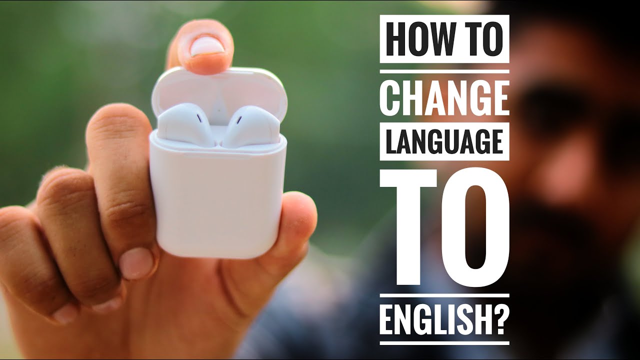 restaurant Sæt tabellen op hun er How To Change i11 Airpods Language To English - YouTube