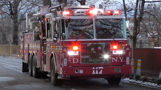 **BRAND NEW!** FDNY Tower Ladder 117 responds to a stuck elevator.