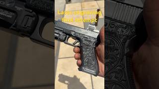 Glock 45 Gen5 Laser stippling phase 1 #ghghussle #glock45 @Realrambojay