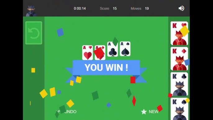 Google Solitaire - undo card dealing glitch (mobile web) 