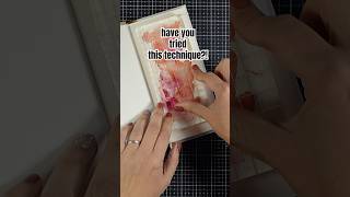 art journal background - easy watercolor technique