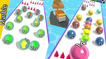 Marble Run 3D 🏃🏻‍♀️🏃🏼🎲 All Levels Gameplay Android/Ios 8-9