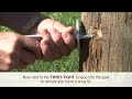 Fencing 101  how to install a pine post stay kit