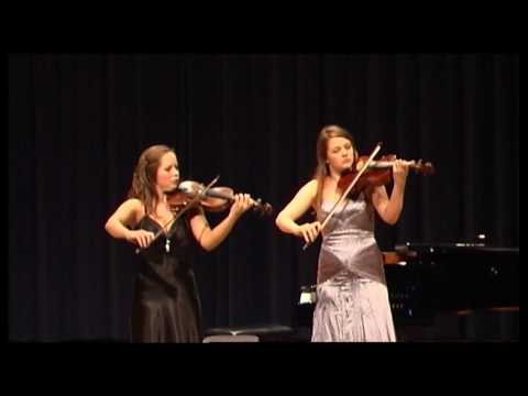 Händel/Halvorsen Passacaglia for Violin and Viola - Sophie Moser and Pauline Moser