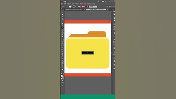 How to create a Folder Icon in Illustrator #shorts