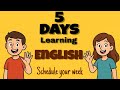 The Perfect 5-Day Study Routine for Success | English for Beginner | English Podcast