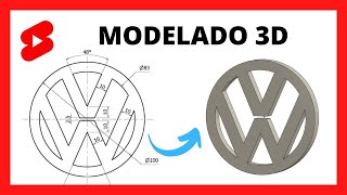 Diseñando LOGO en 3D - Volkswagen