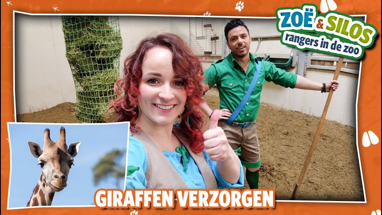 Zoë & Silos maken de STAL van de GIRAFFEN klaar 🦒 | RANGERS IN DE ZOO