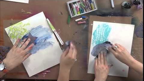 Preview | Art Journal Stencils & Masks with Dina Wakley