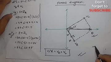 RL series circuit problem 2 in bangla