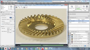 Making 3D Helical Gear in Autocad 2017