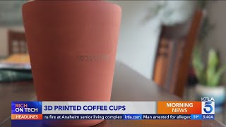 How 3D-printed clay cups are reducing paper waste in coffee shops