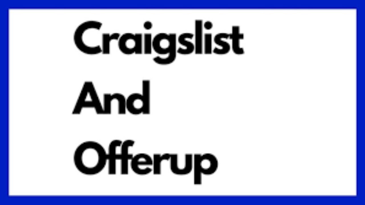 What You Need To Know Before Selling On Craigslist, OfferUp, ETC YouTube