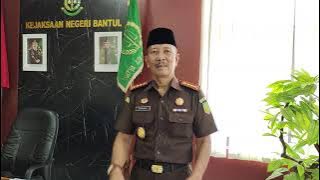 Ucapan Marhaban Ya Ramadhan Kajari Bantul