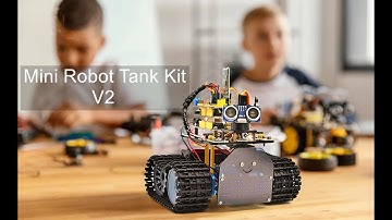 Keyestudio Mini Tank Robot  Upgraded V2