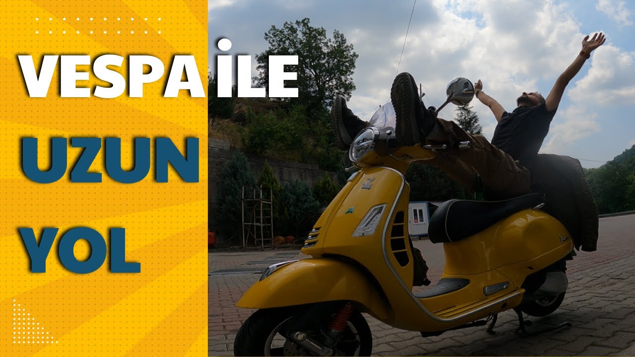 Vespa İle Uzun Yol. 650 Km. Vespa GTS 300