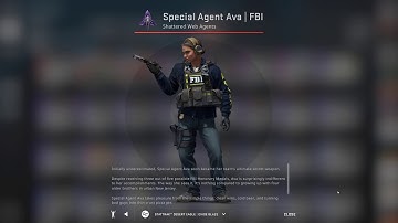 CS:GO Special Agent Ava FBI Voice Lines / Radio | Operation Shattered Web