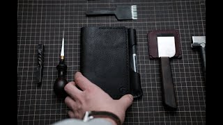 Making Notebook Leather Cover | Обложка для блокнота ручной работы