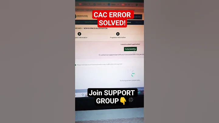 CAC ERROR SOLVED - #cac #cacregistration #newcacportal