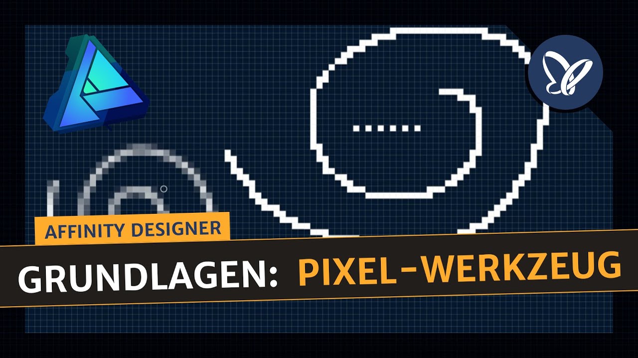 Affinity Designer Tutorial Pixel Werkzeug Pixel Persona Youtube
