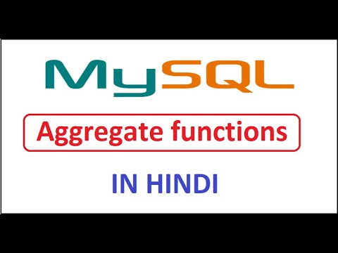 aggregate functions in MySQL #aggregatefunctionsMySQL - YouTube