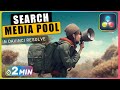 How to Search and Reorder Media in MEDIA POOL in Davinci Resolve