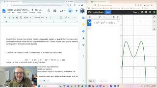 Full Modeling Roller Coaster Heights with Polynomial Functions | College Algebra Desmos Walkthrough Guide
