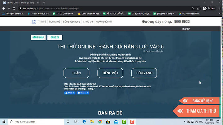 De thi thử đánh giá năng lực hocmai.vn