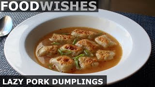 Lazy Pork Dumplings  Easy Soup Dumpling  Food Wishes