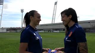 Jennifer Hermoso y Virginia Torrecilla, nuevas capitanas de la Selección española femenina
