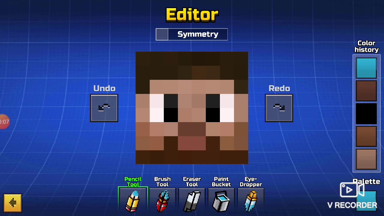 Pixel Gun 3D How To Color Skin Steve Minecraft - Youtube