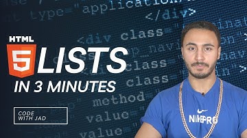 Learn HTML Lists In 3 Minutes
