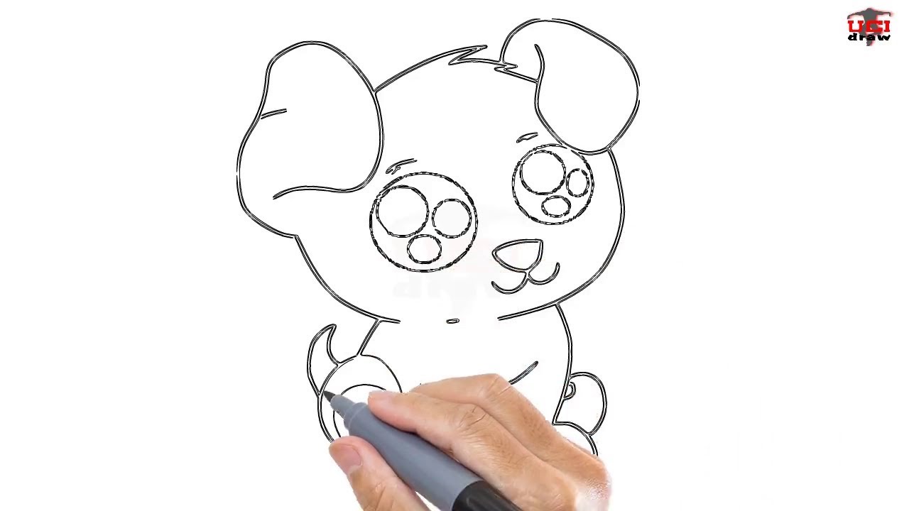 How to Draw a Cute Puppy Easy Step By Step Drawing Tutorials for