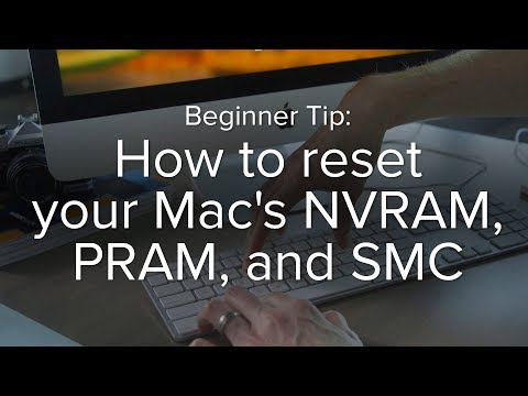 How do you reset P RAM on a Mac?