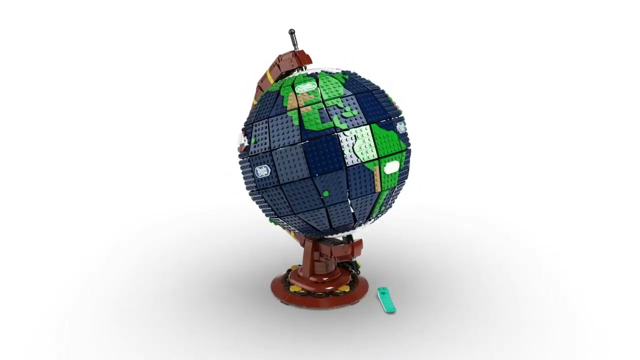 LEGO Ideas Le globe terrestre 21332 Ensemble de construction (2 585 pièces)