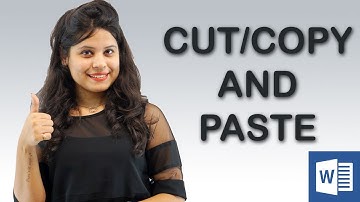 How to Cut, Copy and Paste in Microsoft Word in Hindi || Chapter 2 | Video 3